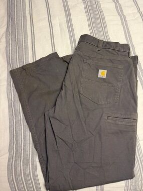 Carhartt Men’s Dark Gray Cargo Work Pants